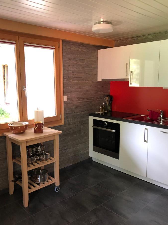 Chalet Le Knou Champéry Exteriör bild